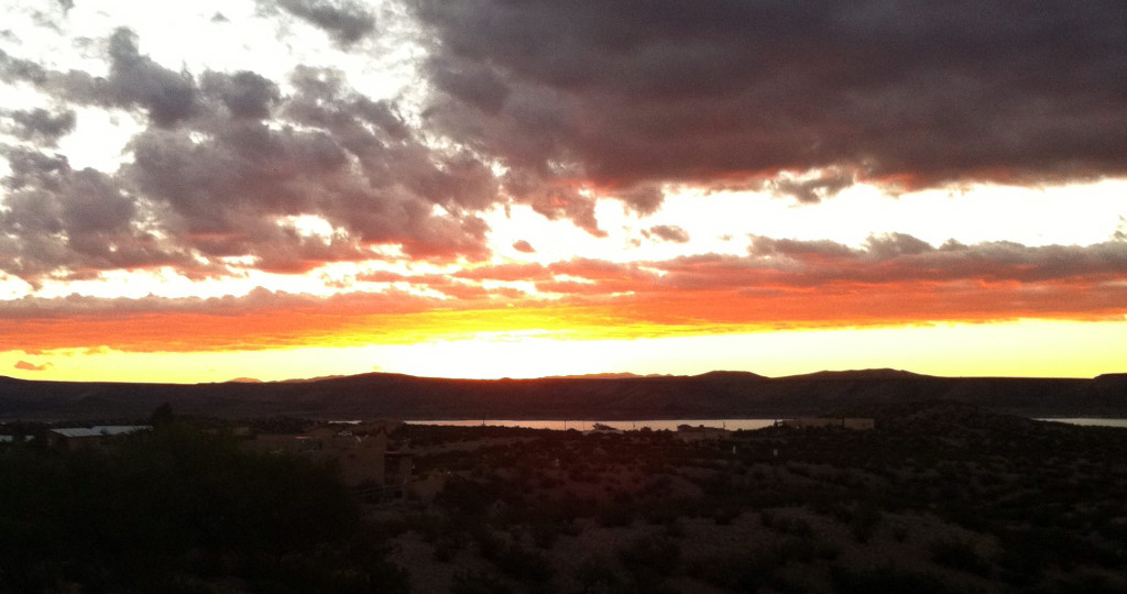 Sunrise in Elephant Butte